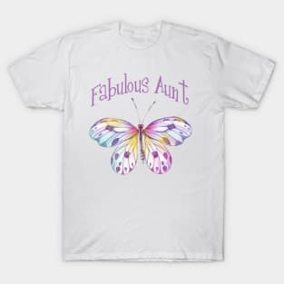 Fabulous Aunt Butterfly T-Shirt